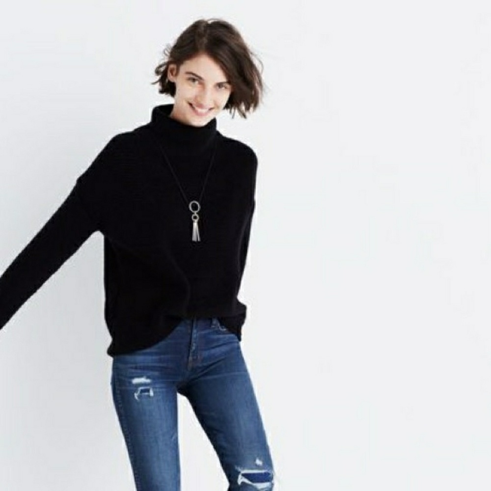 Madewell Southfield Mockneck Sweater